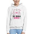 Cute 1st Grade Vibes Cat Kitten Lover Back To School Girls Graphic Youth Hoodie Cute 1st Grade Vibes Cat Kitten Lover Back To School Girls Graphic Youth Hoodie