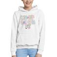 Cute Preppy Back To School Floral Kindergarten For Girls Graphic Youth Hoodie Cute Preppy Back To School Floral Kindergarten For Girls Graphic Youth Hoodie