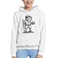Frog Basketbal Men Women Grumpy Frog Playing Baseball Graphic Youth Hoodie Frog Basketbal Men Women Grumpy Frog Playing Baseball Graphic Youth Hoodie