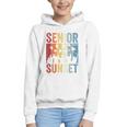 Last First Day Senior Sunset Class Of 2025 Back To School Performance Graphic Youth Hoodie