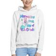 Mermazing First Day Of Fourth Grade Back To School Mermaid Premium Tri-Blend Graphic Youth Hoodie