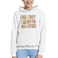 Oh Hey Kindergarten Cute Groovy Back To School Kindergarten Graphic Youth Hoodie