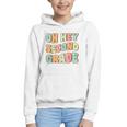 Oh Hey Second Grade Cute Groovy Back To School 2nd Grade Graphic Youth Hoodie