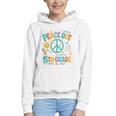 Peace Out 5th Grade Retro Back To School Students Graphic Youth Hoodie