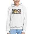 Retro Checkered Back To School Pre K Dude Cute Kid Preschool Graphic Youth Hoodie