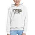 Retro Third Grade Old Camo Back To School Girl Boy 3rd Grade Graphic Youth Hoodie