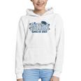 Senior 2027 Blue Girls Class Of 27 Back To School Graphic Youth Hoodie Senior 2027 Blue Girls Class Of 27 Back To School Graphic Youth Hoodie
