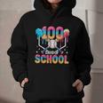 100 Days Of School Baseball Boys Ice Cream Drip 100th Day Graphic Youth Hoodie