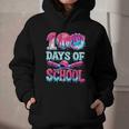 100 Days Of School Baseball Ice Cream Drip For Boys Kid Graphic Youth Hoodie