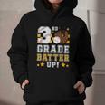 3rd Grade Batter Up Baseball First Day Back To School Graphic Youth Hoodie