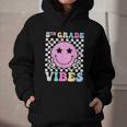 5th Grade Vibes Groovy Back To School Fifth Grade Girls Kids Graphic Youth Hoodie
