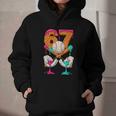 6 7 Ice Cream Drip Baseball Number 67 Player Boy Girl Kids Graphic Youth Hoodie