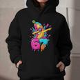 67 Baseball Dabbing Banana 6 7 Dripping Ice Cream Meme Graphic Youth Hoodie