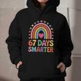 67 Days Smarter Rainbow For Back To School Kids Graphic Youth Hoodie