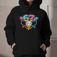 67 Ice Cream Drip Baseball Meme Six Seven Gen Alpha Slang Graphic Youth Hoodie