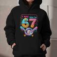 7th Birthday Boys I Was 6 Now I'm 7 Baseball Ice Cream Drip Graphic Youth Hoodie 7th Birthday Boys I Was 6 Now I'm 7 Baseball Ice Cream Drip Graphic Youth Hoodie