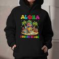 Aloha Fourth Grade Pineapple Hawaii Back To School Kids Girl Graphic Youth Hoodie