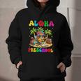 Aloha Preschool Pineapple Hawaii Back To School Kids Girl Graphic Youth Hoodie