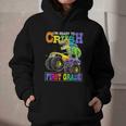 Back To School Boy Dinosaur I'm Ready To Crush First Grade Graphic Youth Hoodie