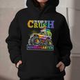 Back To School Boy Dinosaur I'm Ready To Crush Kindergarten Graphic Youth Hoodie