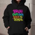 Back To School Bruh Game Over Gaming Boys Graphic Youth Hoodie