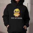Back To School Chick With Brains Smart Intelligent Girls Graphic Youth Hoodie Back To School Chick With Brains Smart Intelligent Girls Graphic Youth Hoodie