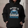 Back To School First Day Of Preschool Police Car Boys Graphic Youth Hoodie