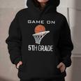 Back To School Game On 5th Grade Basketball Kids Graphic Youth Hoodie
