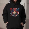 Baseball 8 Year Old Splash Drip 8th Birthday Boy Number 8 Graphic Youth Hoodie Baseball 8 Year Old Splash Drip 8th Birthday Boy Number 8 Graphic Youth Hoodie