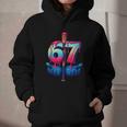 Baseball Bat Hands Drip 67 Six Seven Gen Alpha Slang Meme Graphic Youth Hoodie Baseball Bat Hands Drip 67 Six Seven Gen Alpha Slang Meme Graphic Youth Hoodie
