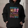 Baseball Or Bows Great Grandma Loves You Gender Reveal Graphic Youth Hoodie