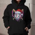 Baseball Christmas Santa Hat Baseball Christmas Drip Graphic Youth Hoodie Baseball Christmas Santa Hat Baseball Christmas Drip Graphic Youth Hoodie