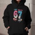 Baseball Ice Cream I Was 6 Now I'm 7 67 Birthday Boy Graphic Youth Hoodie