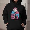 Baseball Ice Cream Drip Six Seven Gen Alpha Meme 67 Graphic Youth Hoodie