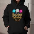 Baseball Lifestyle Baseball Drip Icecream Graphic Youth Hoodie
