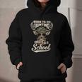 Born To Go Hunting Forced To Go Back To School Camo Deer Boy Graphic Youth Hoodie