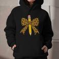 Bow Pencil Leopard First Day Of School Back To School Graphic Youth Hoodie Bow Pencil Leopard First Day Of School Back To School Graphic Youth Hoodie