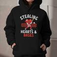 Boys Baseball Valentines Day Stealing Hearts Valentine Kids Graphic Youth Hoodie Boys Baseball Valentines Day Stealing Hearts Valentine Kids Graphic Youth Hoodie