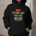 Bruh It's My Last First Day Senior 2026 Back To School Graphic Youth Hoodie Bruh It's My Last First Day Senior 2026 Back To School Graphic Youth Hoodie