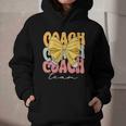 Coach Team Groovy Coquette Bow Cute Back To School Graphic Youth Hoodie Coach Team Groovy Coquette Bow Cute Back To School Graphic Youth Hoodie