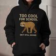 Too Cool For School Sloth Back To School Boys Joke Graphic Youth Hoodie Too Cool For School Sloth Back To School Boys Joke Graphic Youth Hoodie