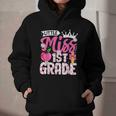 Cute Back To School 1st Grade Girls Kids First Day Of School Graphic Youth Hoodie Cute Back To School 1st Grade Girls Kids First Day Of School Graphic Youth Hoodie
