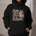 Cute Girl Back To School Capybara First Day Of School Kids Graphic Youth Hoodie Cute Girl Back To School Capybara First Day Of School Kids Graphic Youth Hoodie