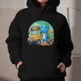 Dinosaur Kids Riding a Bus Back To School Ready To Crush Graphic Youth Hoodie Dinosaur Kids Riding a Bus Back To School Ready To Crush Graphic Youth Hoodie