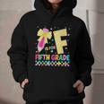 F Is For Fifth Grade Back To School Pencil Bow 5th Grade Kid Graphic Youth Hoodie F Is For Fifth Grade Back To School Pencil Bow 5th Grade Kid Graphic Youth Hoodie