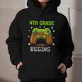 First Day Of 4th Grade Level Begins Back To School Boy Graphic Youth Hoodie First Day Of 4th Grade Level Begins Back To School Boy Graphic Youth Hoodie