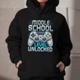 First Day Of Middle School Level Unlocked Back To School Graphic Youth Hoodie