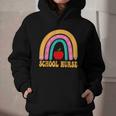 First Day Of School Nurse Back To School Rainbow Pencil Graphic Youth Hoodie