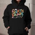 Fourth Grade Vibes 4th Grade Team Groovy Back To School Graphic Youth Hoodie