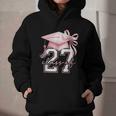 Girls Class Of 2027 Back To School Senior 2027 Coquette Bow Graphic Youth Hoodie Girls Class Of 2027 Back To School Senior 2027 Coquette Bow Graphic Youth Hoodie